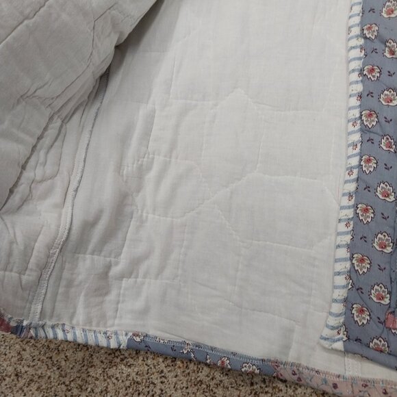 3335 Size XL/1X Pink and Blue Quilted Bog Coat - Picture 7 of 8